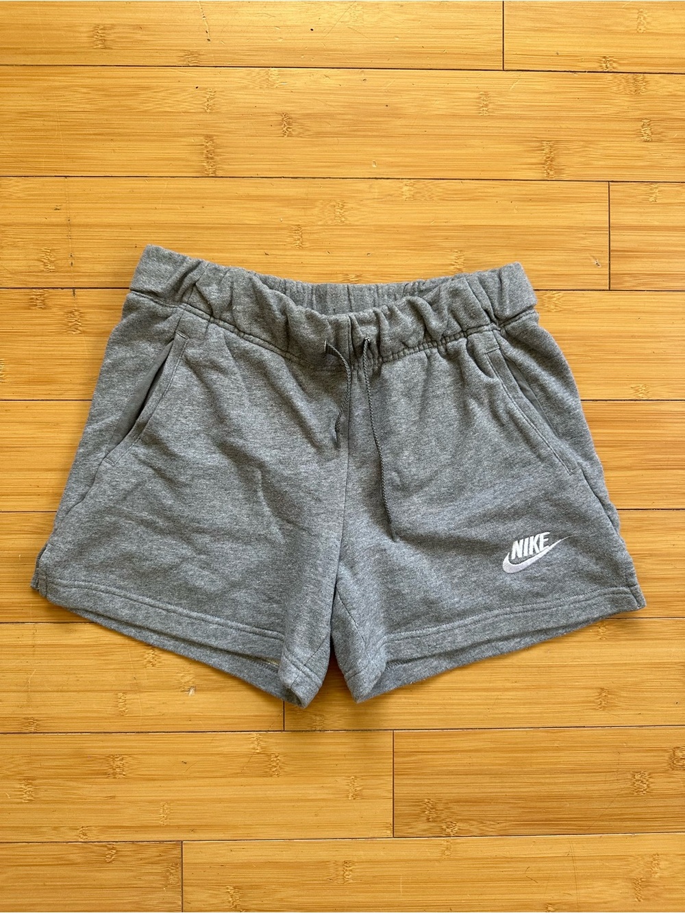 Nike Women’s Heather Gray Athletic Drawstring Shorts